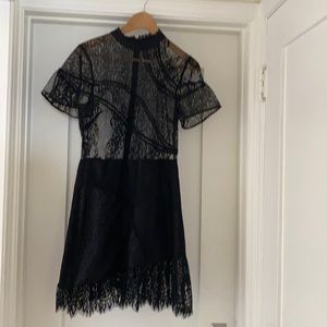ASOS dress : BLVK łåçë : funeral or tea 🫖 party?